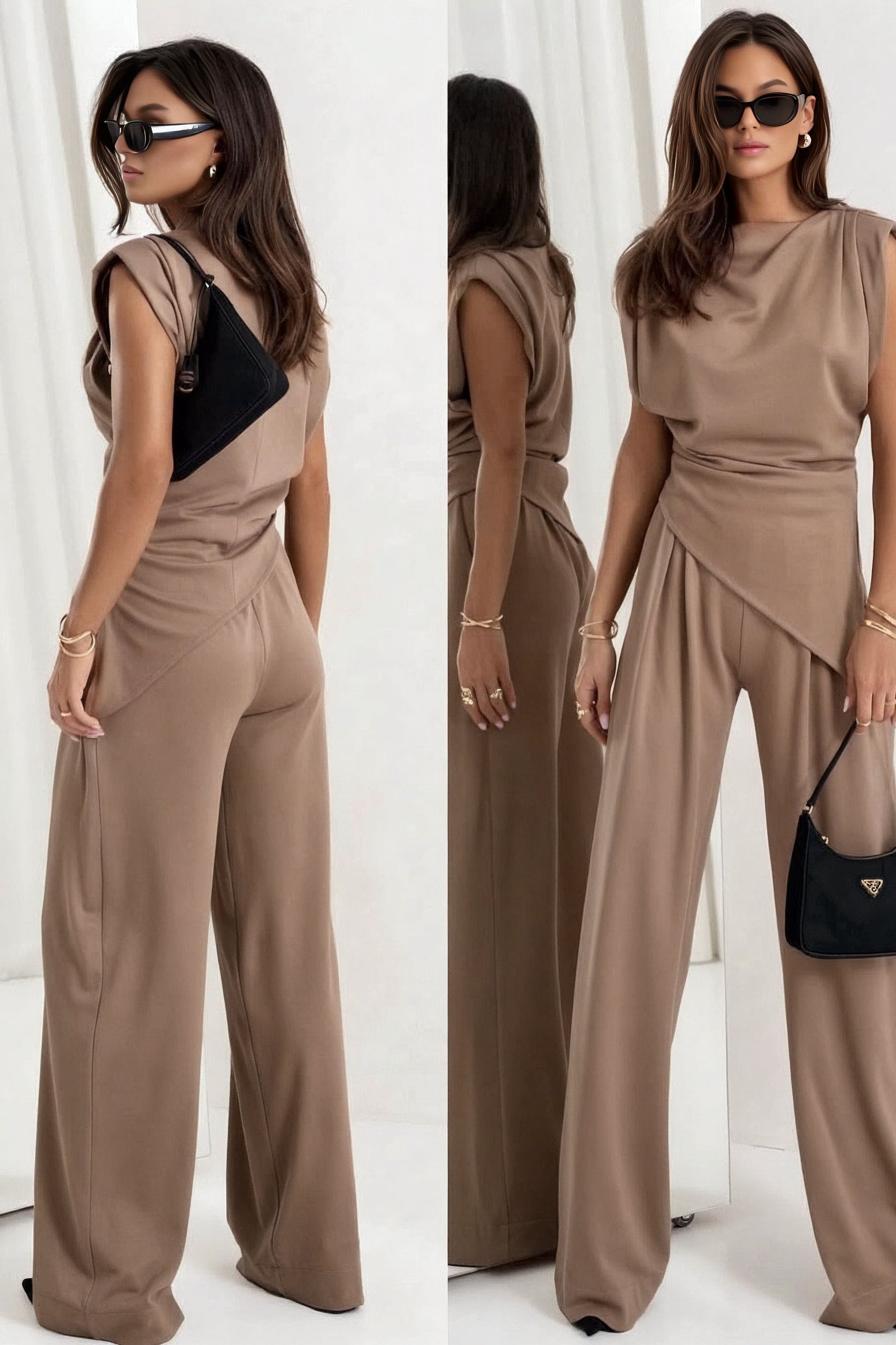 Aveline | Sleeveless Two-Piece Set