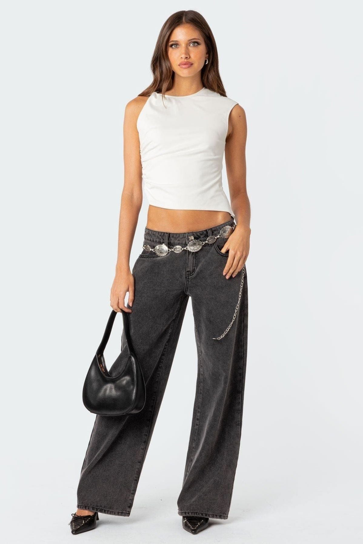 Raelynn | Washed Low Rise Jeans