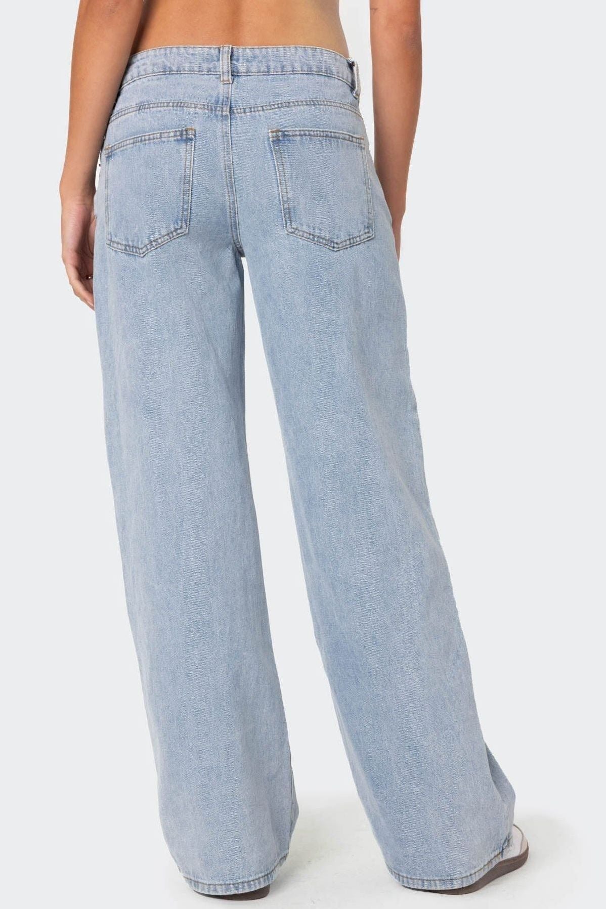 Raelynn | Washed Low Rise Jeans