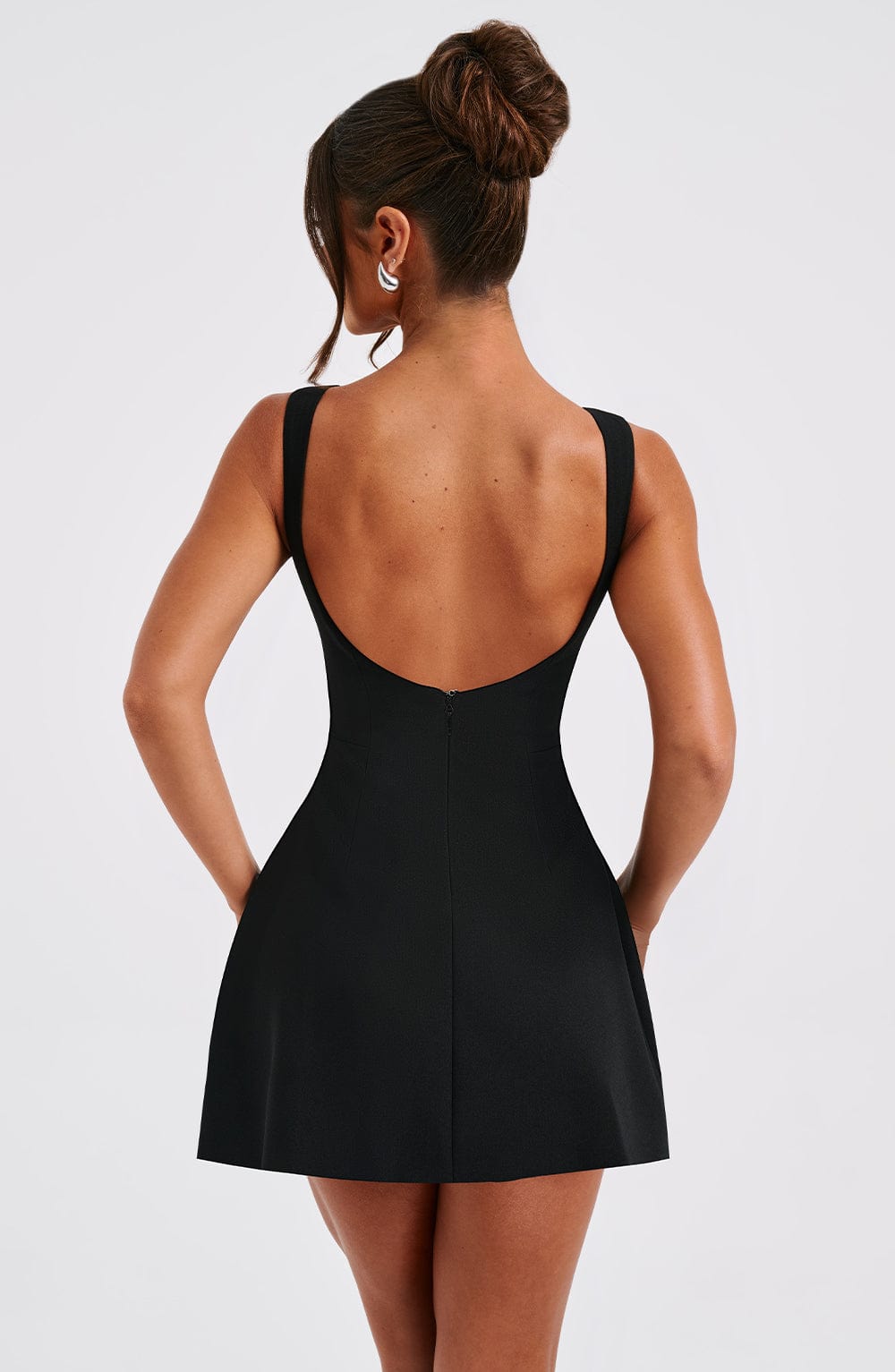 ALANA CLASSIC MINI DRESS - Black