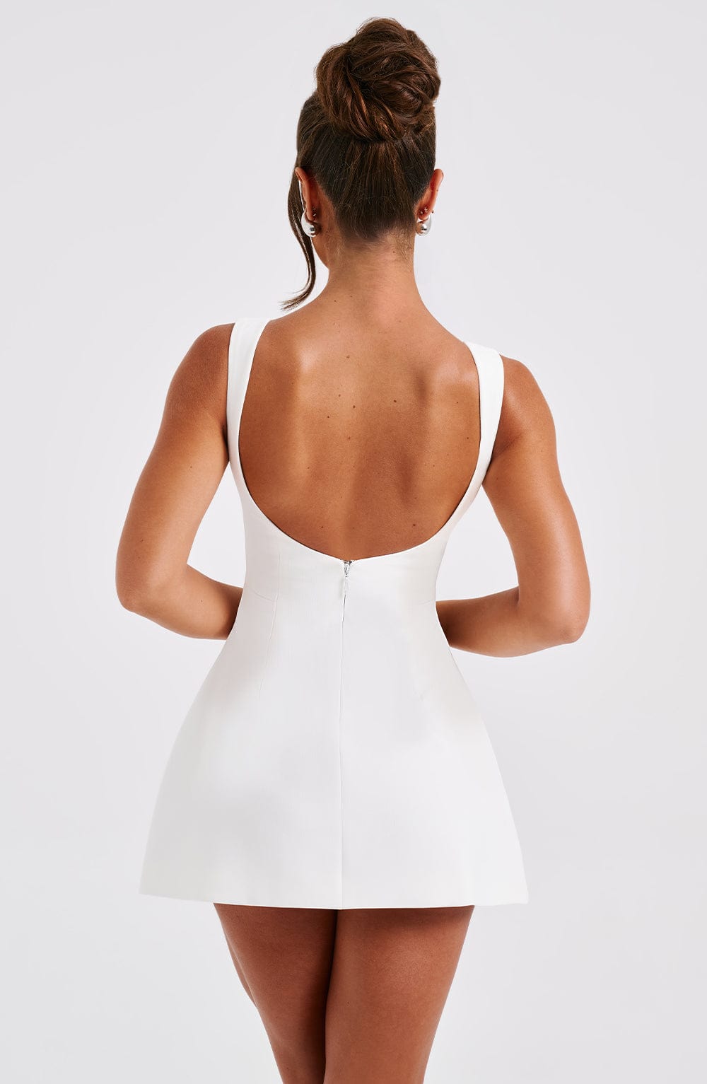 ALANA CLASSIC MINI DRESS - White