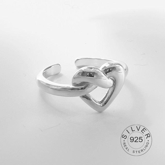 ANGELA INFINITY LOVE RING - Silver