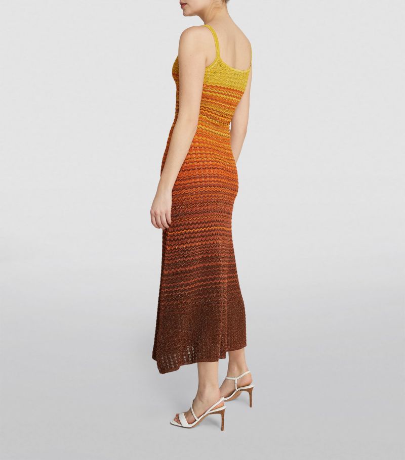 SANDRO Knitted Maxi Dress