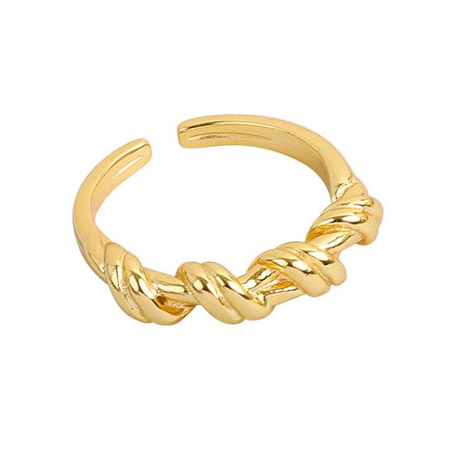 CHLOE TWISTED RING - Gold