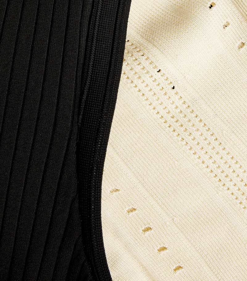 SANDRO Ribbed Midi Dress