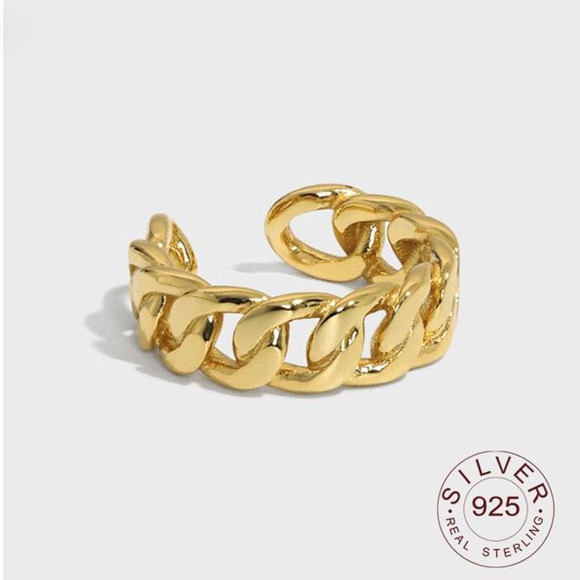 PAOLA CHAIN ME RING- Gold