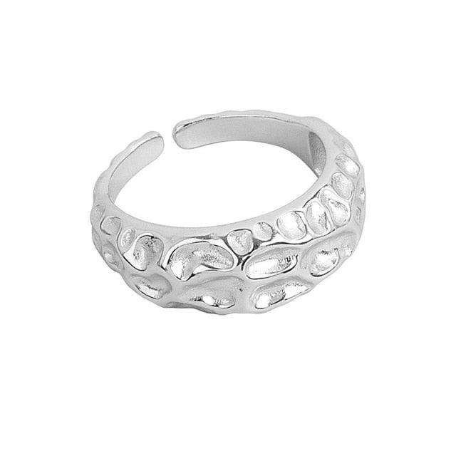 SAM ROCKY HILLS RING- Silver