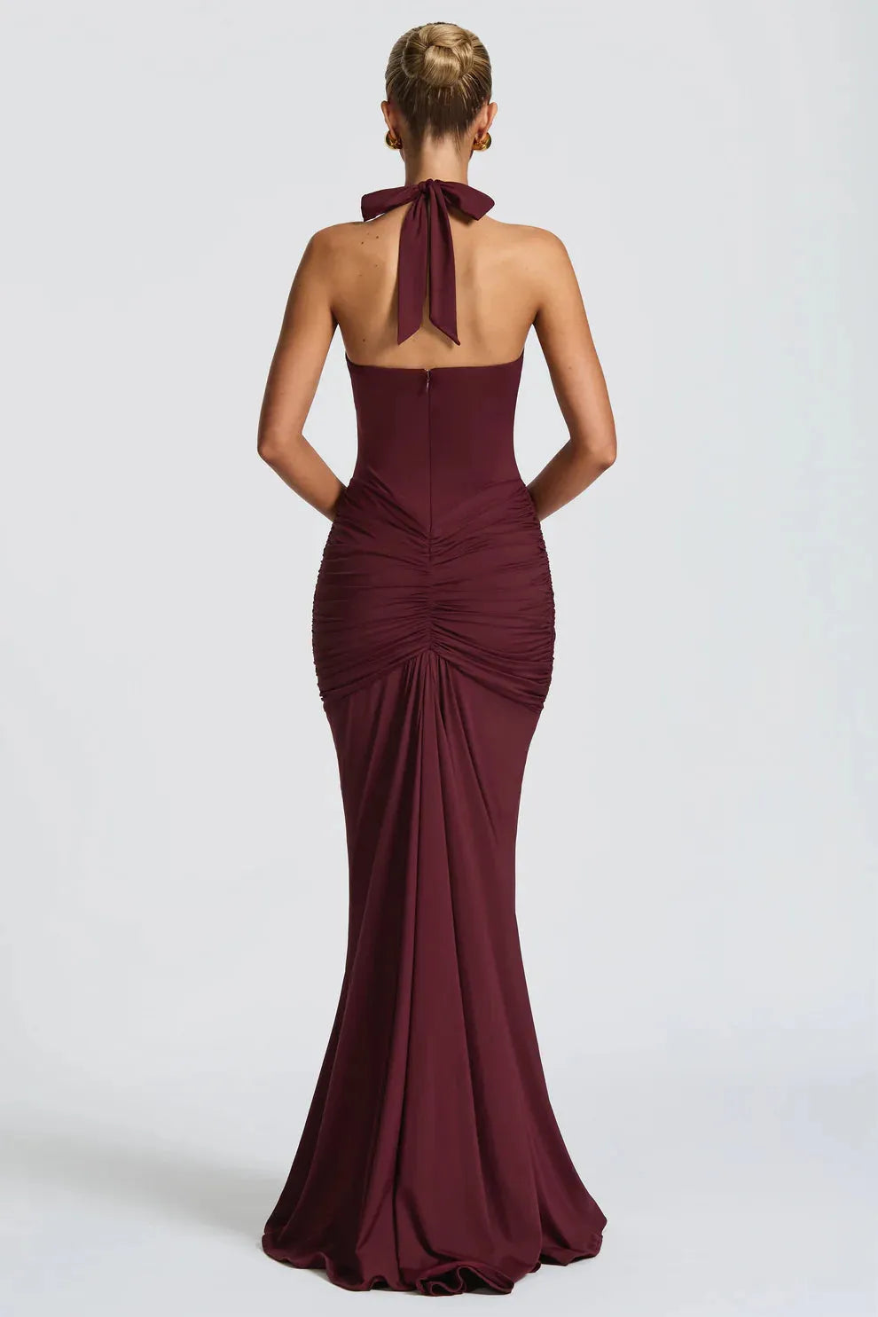 Bernadette - Draped Jersey Maxi Dress
