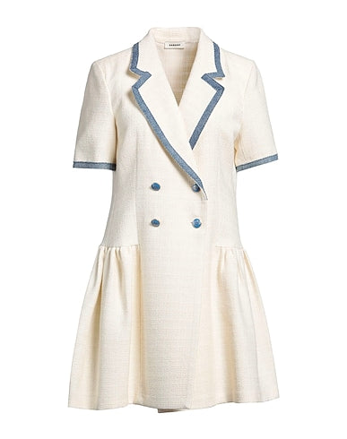 SANDROSeville double-breasted woven mini dress