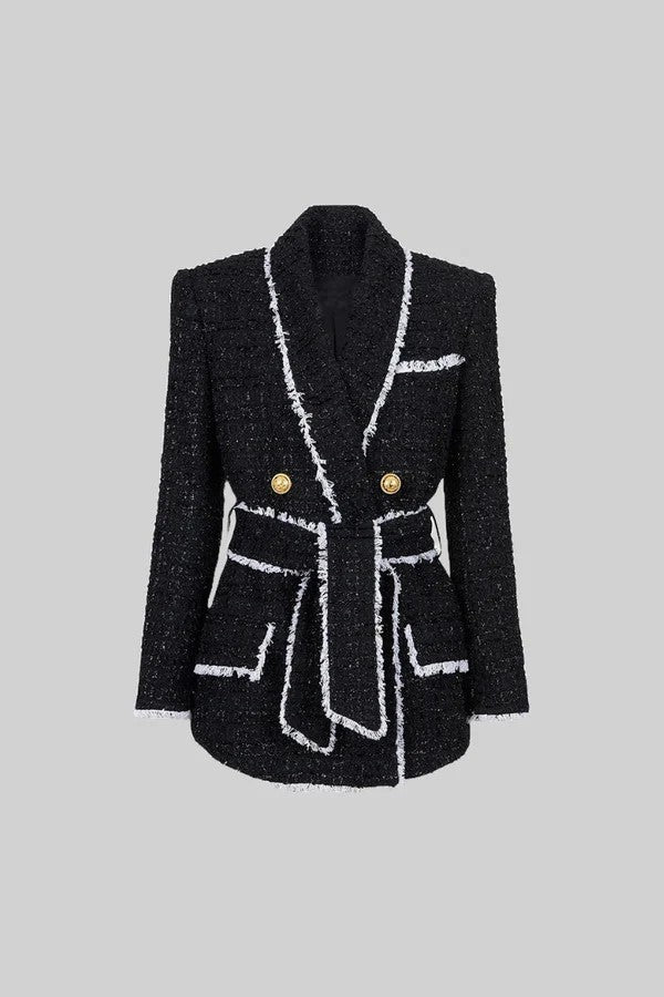 AMARA Double breasted tweed jacket