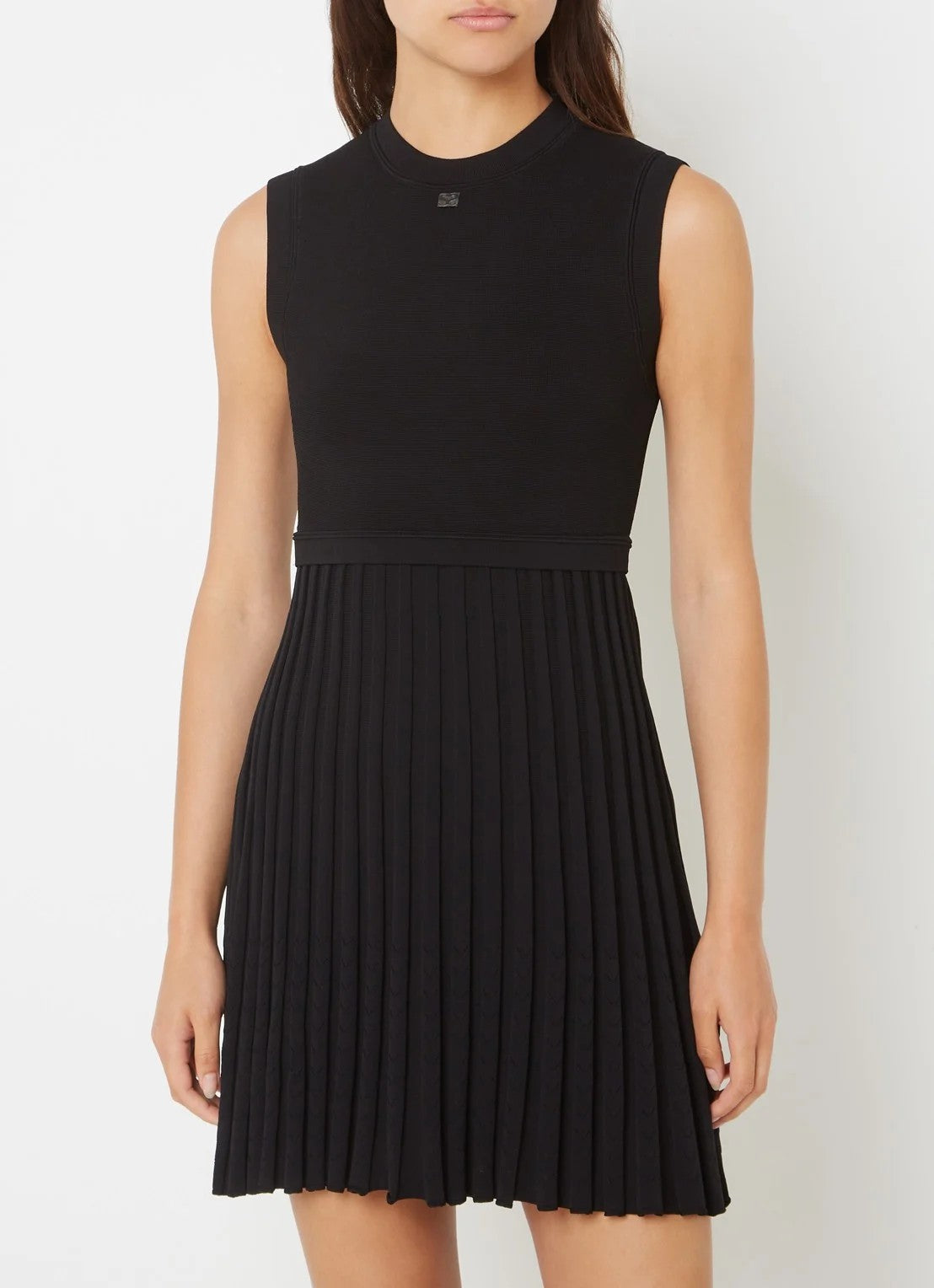 Sandro Scorpion fine knit mini dress