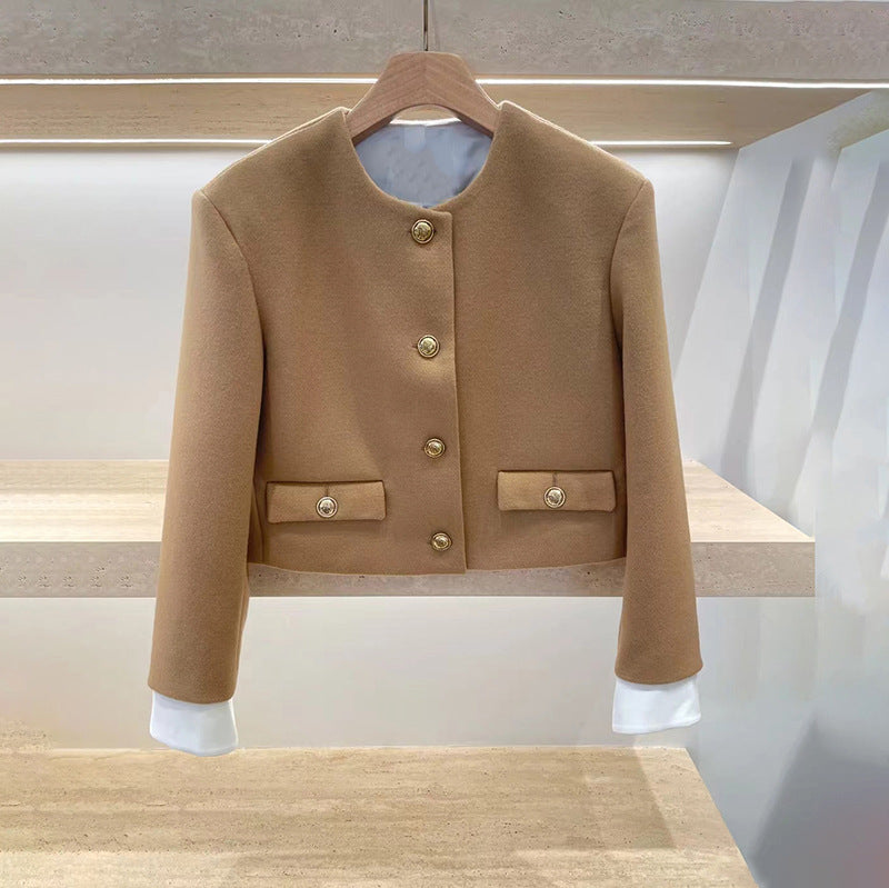 Metal Buckle Stitched Cuffs, OL Blazer