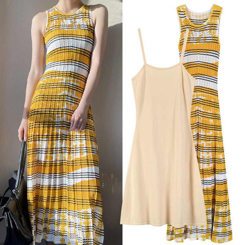 Two Piece Sleeveless Dress