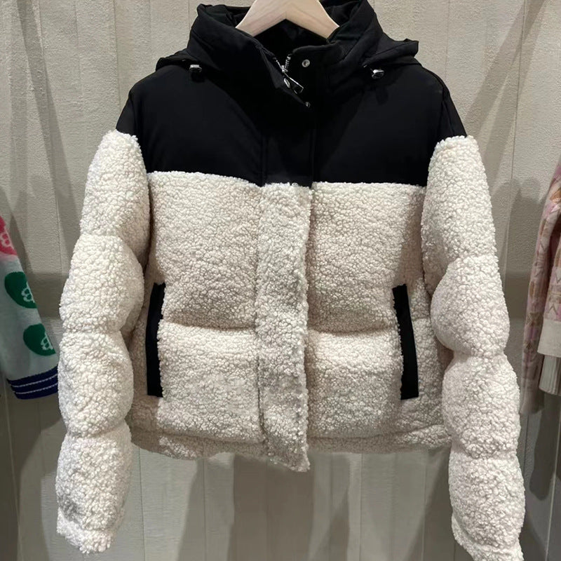 Maje jacket black white