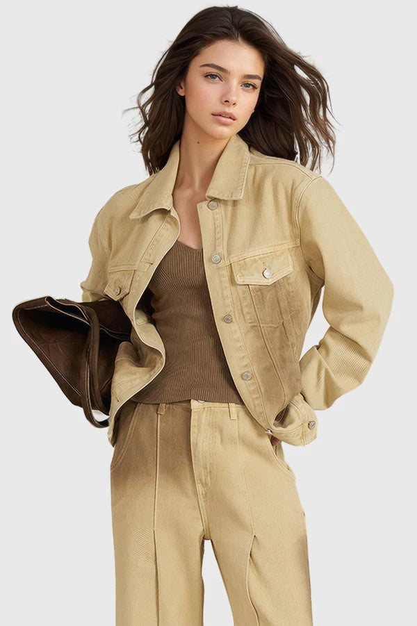 Stained Denim Jacket