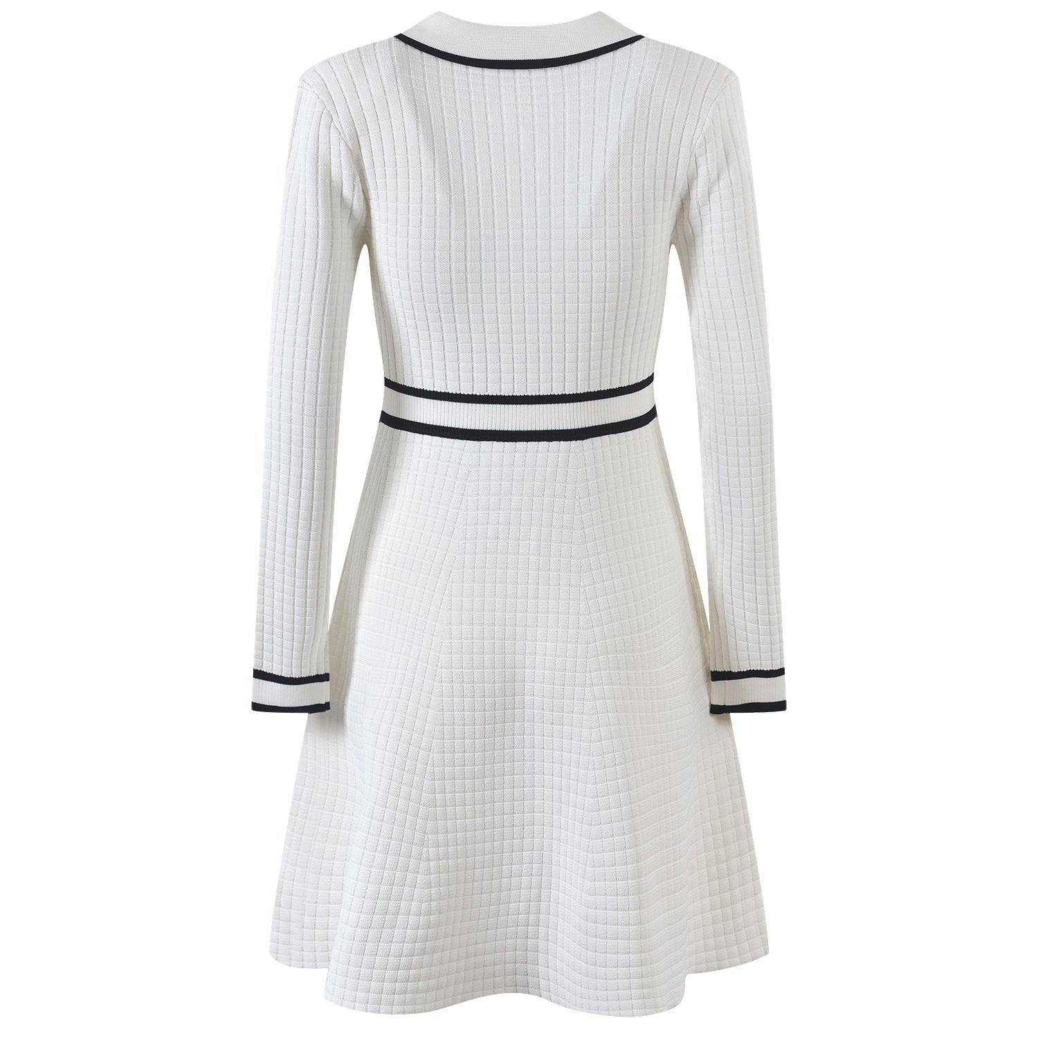 Waist slim multicolor A-line skirt