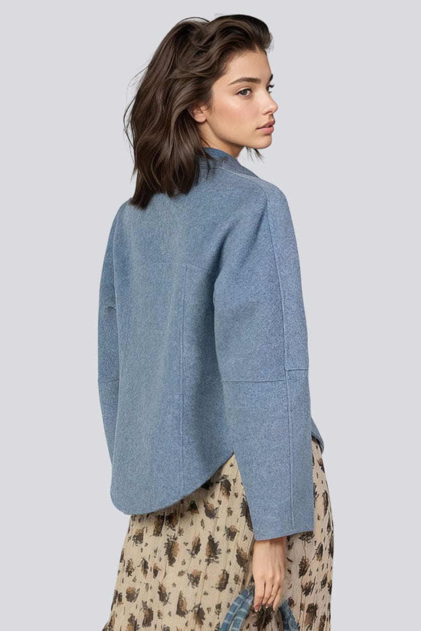 Short Cambered Blue Jacket