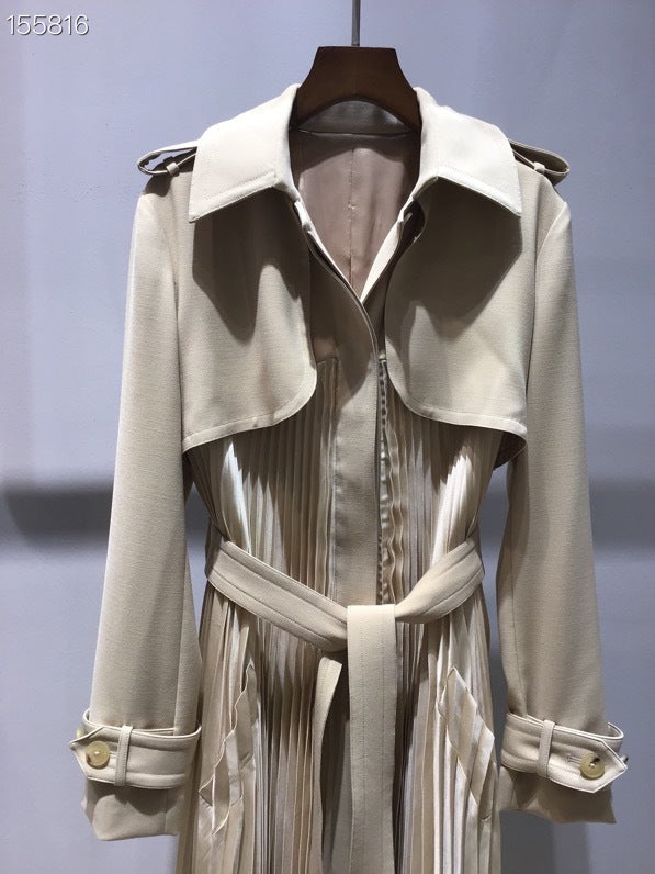 Out of stock Ruffled Design Trench Coat