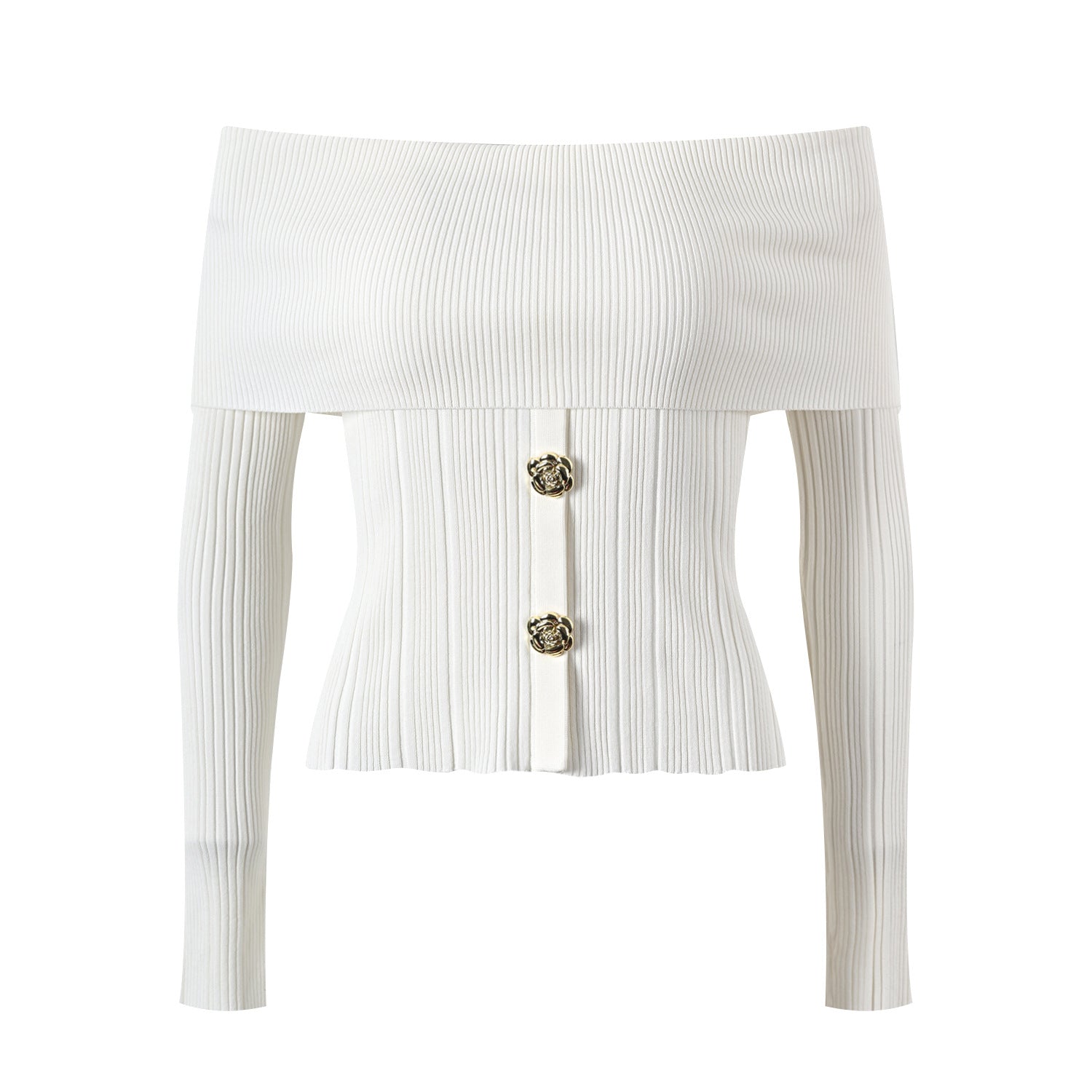 Top skirt temperament knit suit