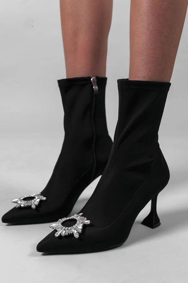 Black Diamond stiletto boots