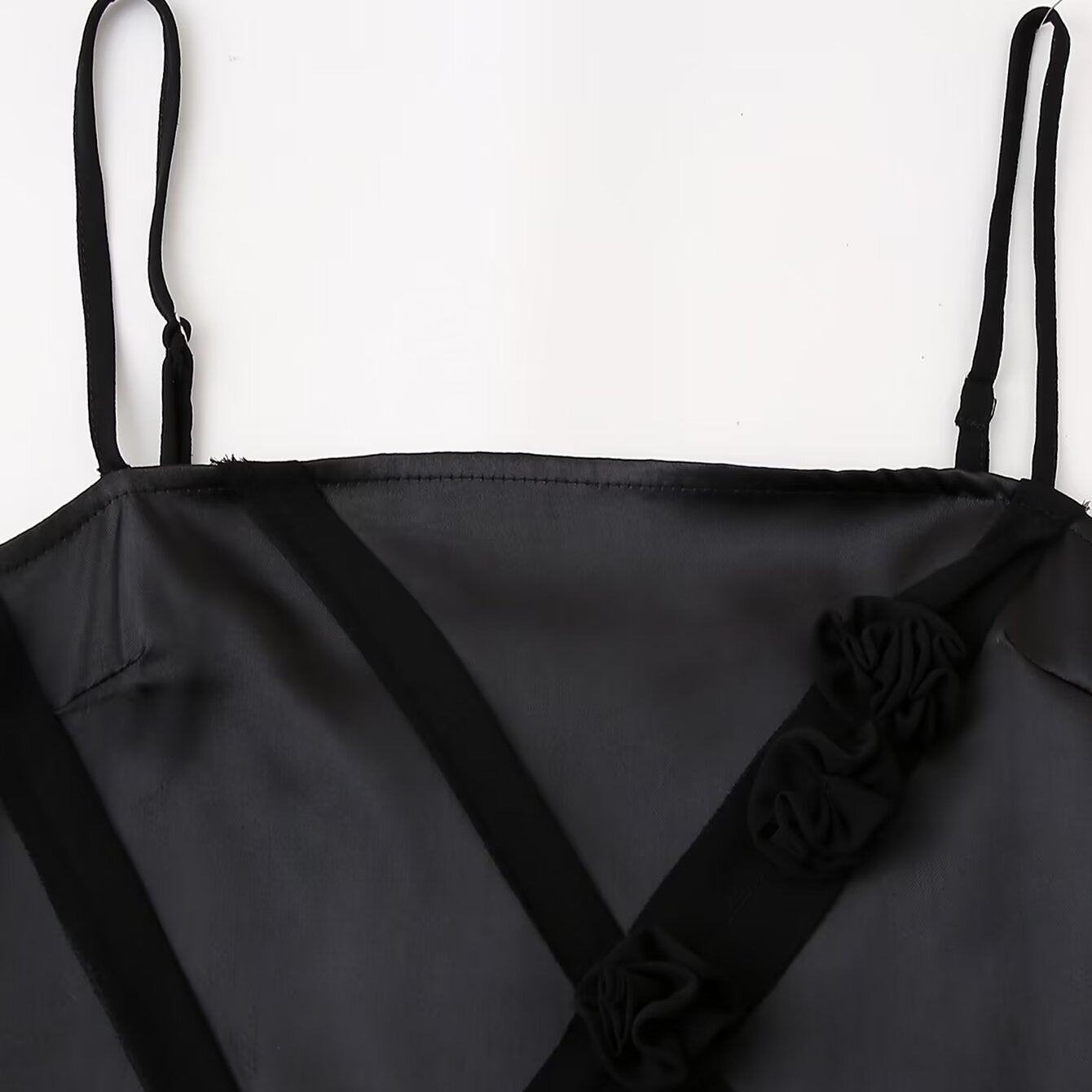 Zar Satin Texture Maxi  Dress