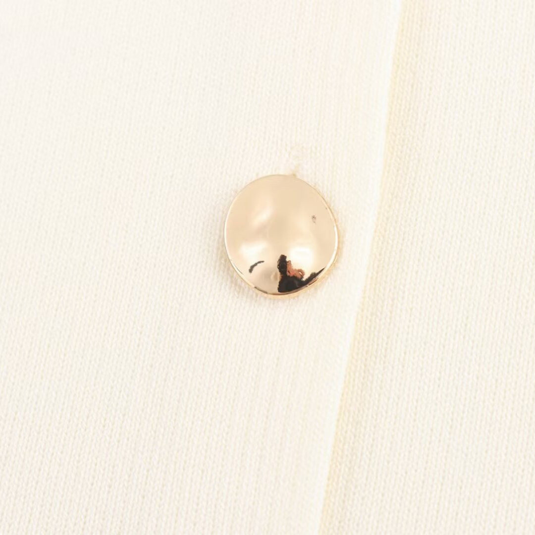 Single-breasted sweater vest top