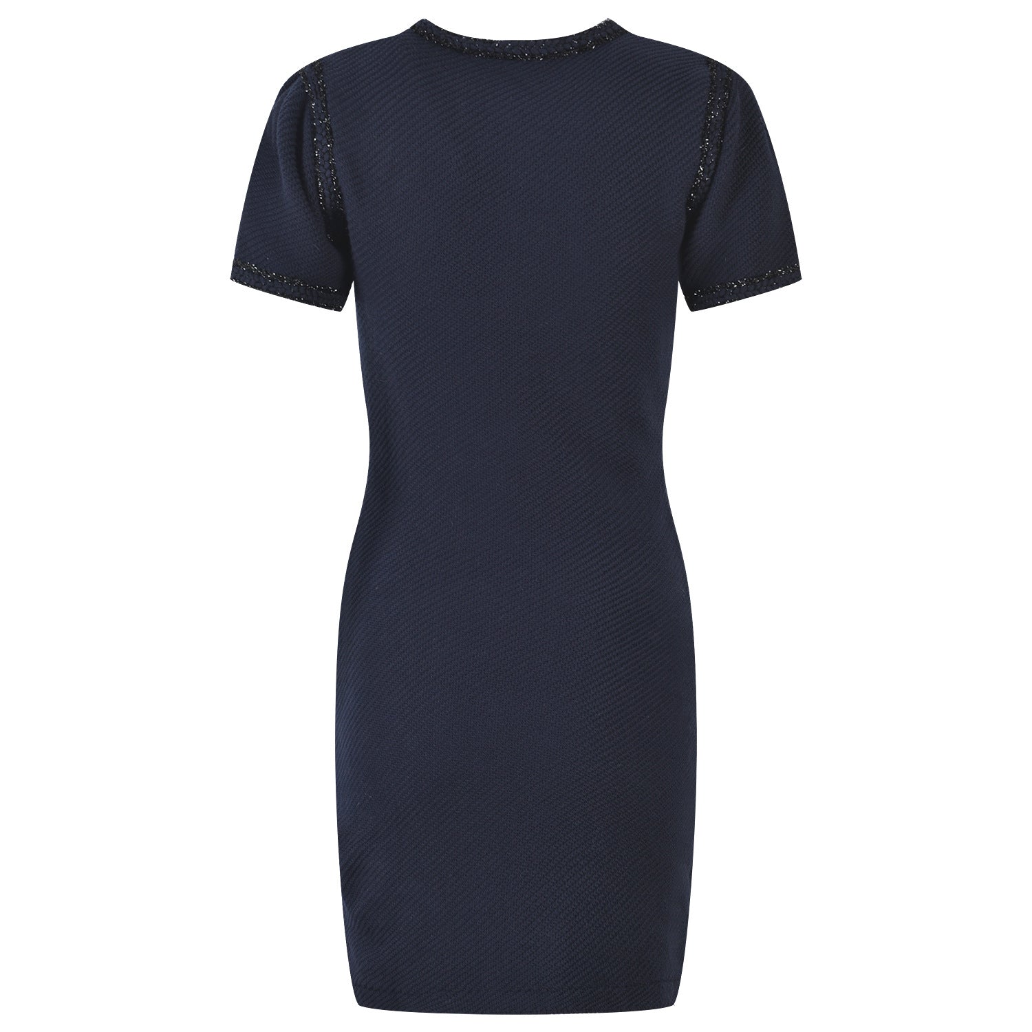 Women's French Commuter Diamond Buckle Short Sleeve Skirt