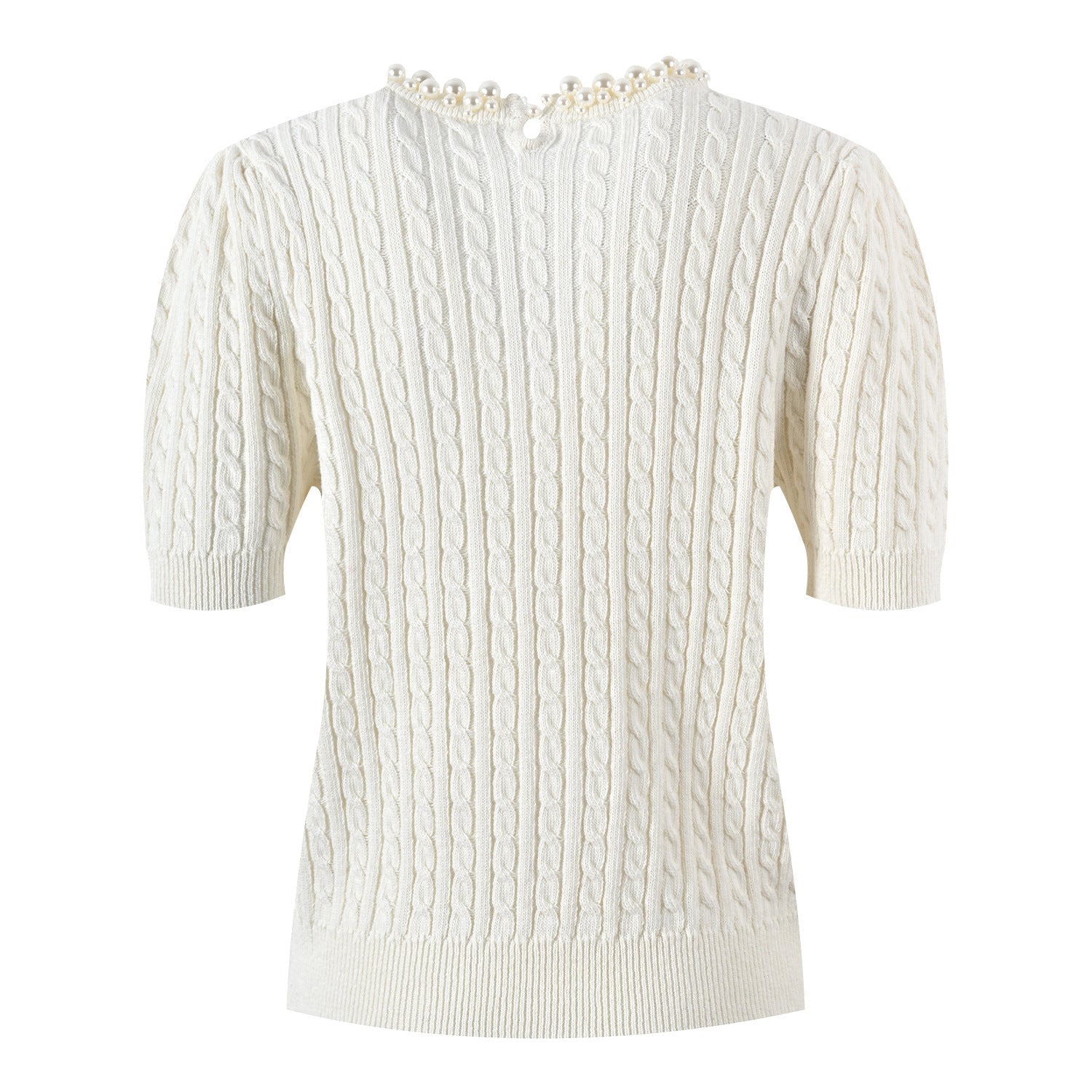 Round neck short sleeve slim