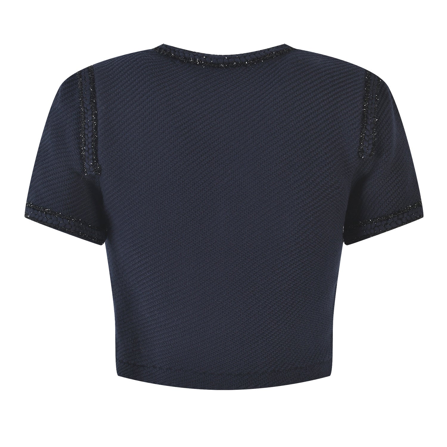 Crew neck short sleeve top high waist slim skirt suit