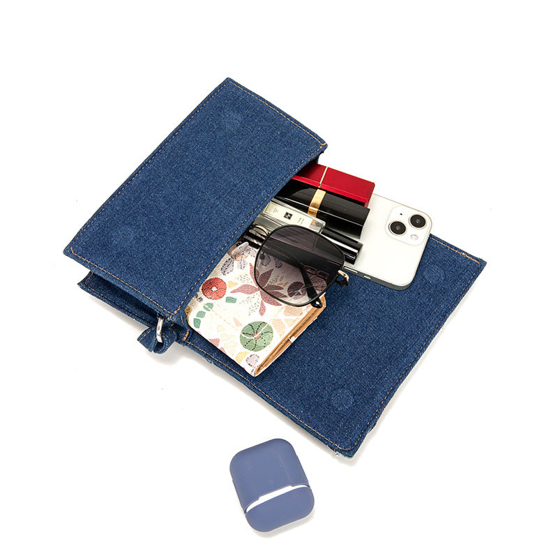 women's crossbody denim bag
