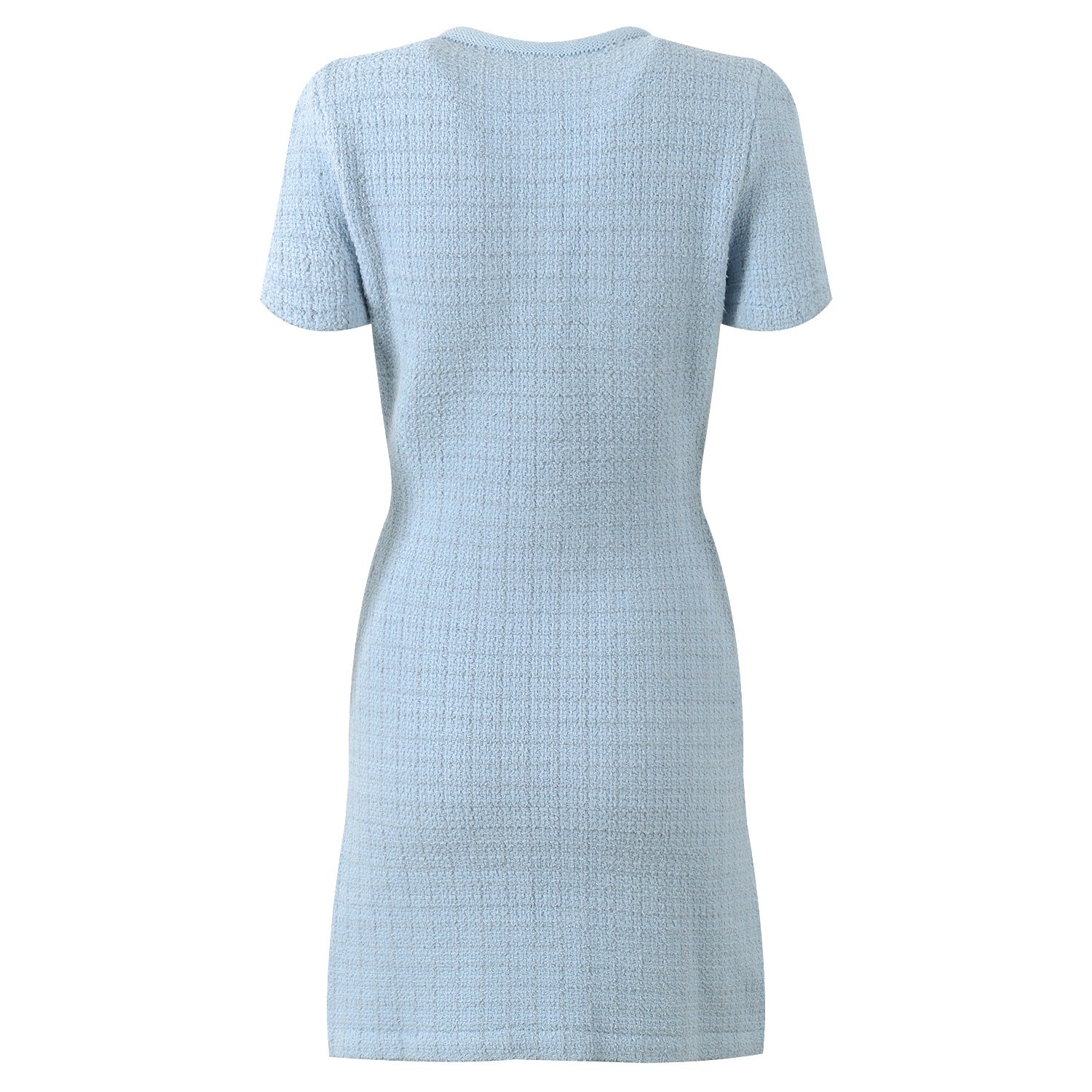 Diamond buckle  blue hip dress
