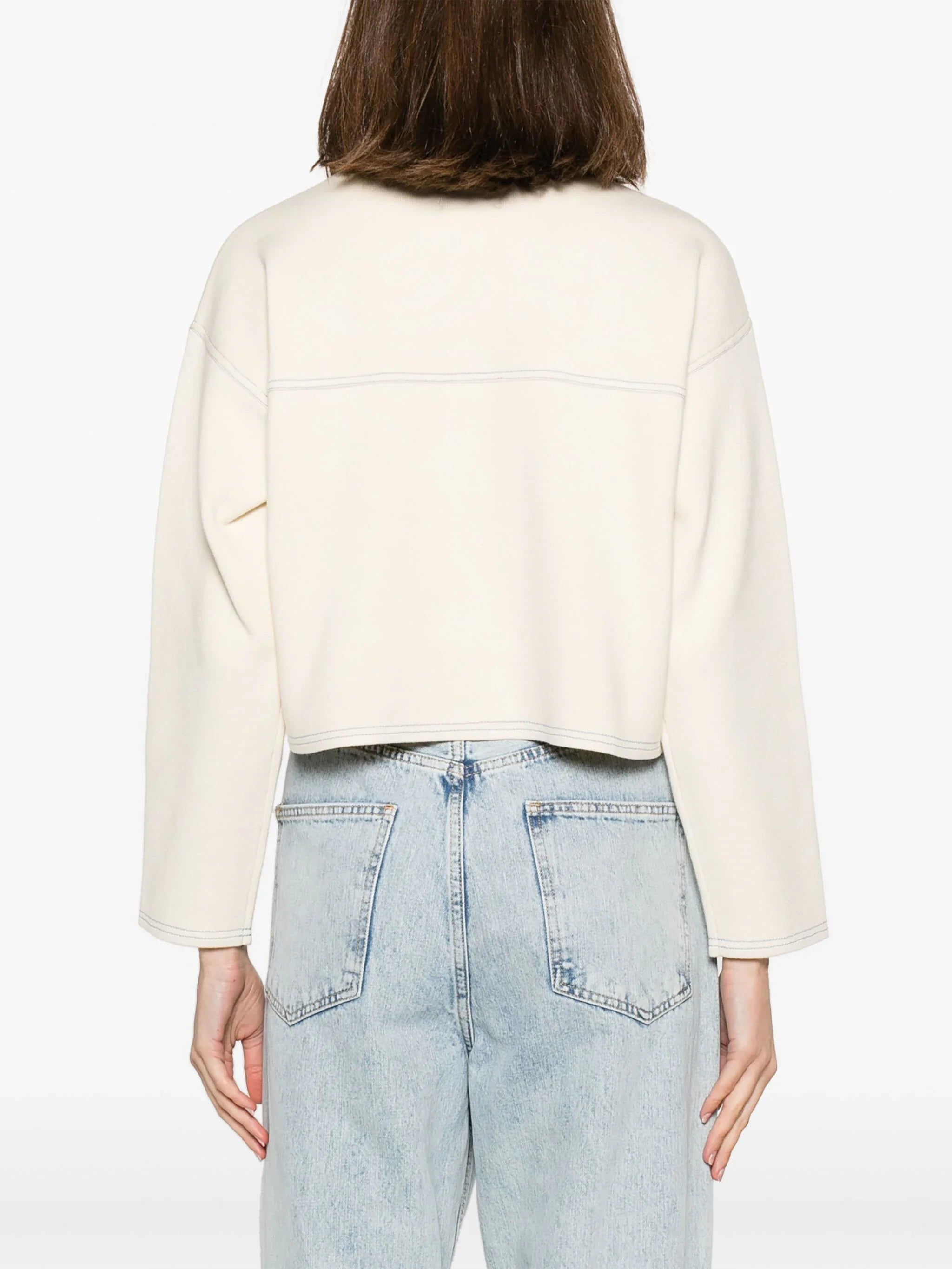 SANDRO two-tone denim jacket