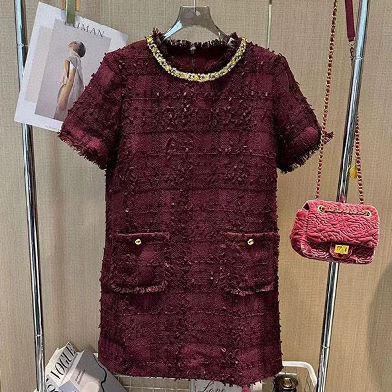 Handmade beaded dress