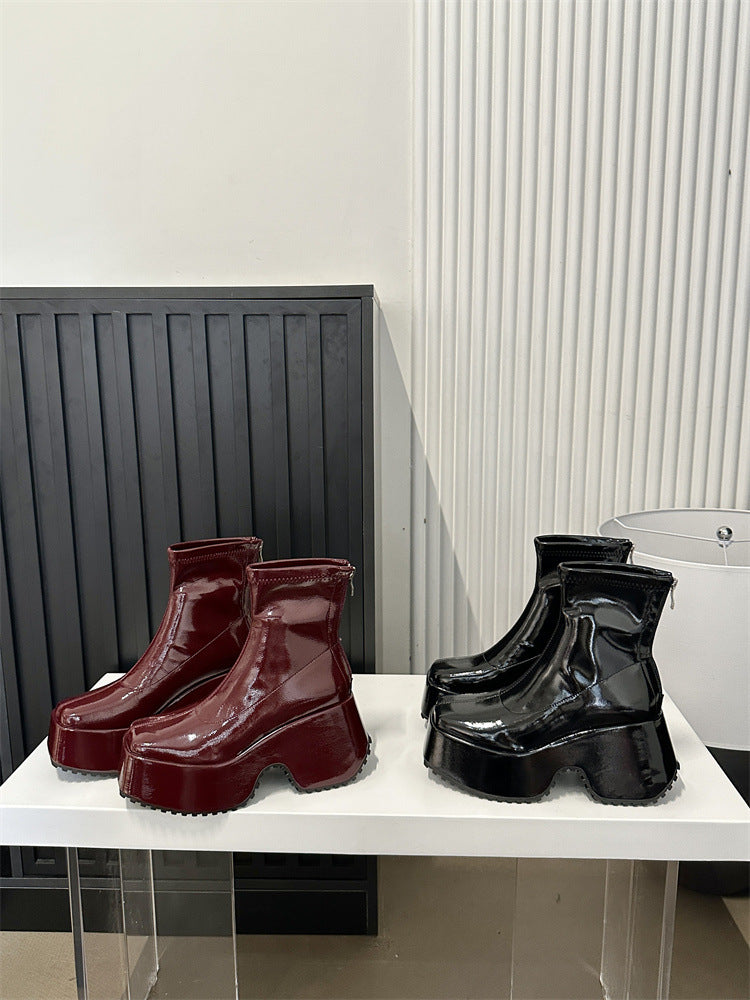 Thick-soled women's boots