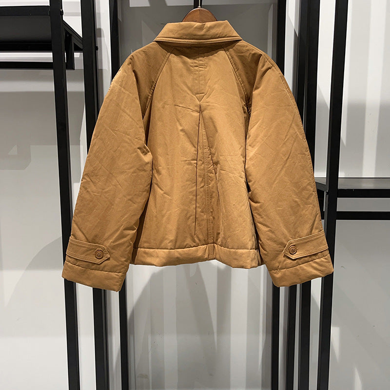 Samaka Garment Dye L/Slv Jacket Caramel