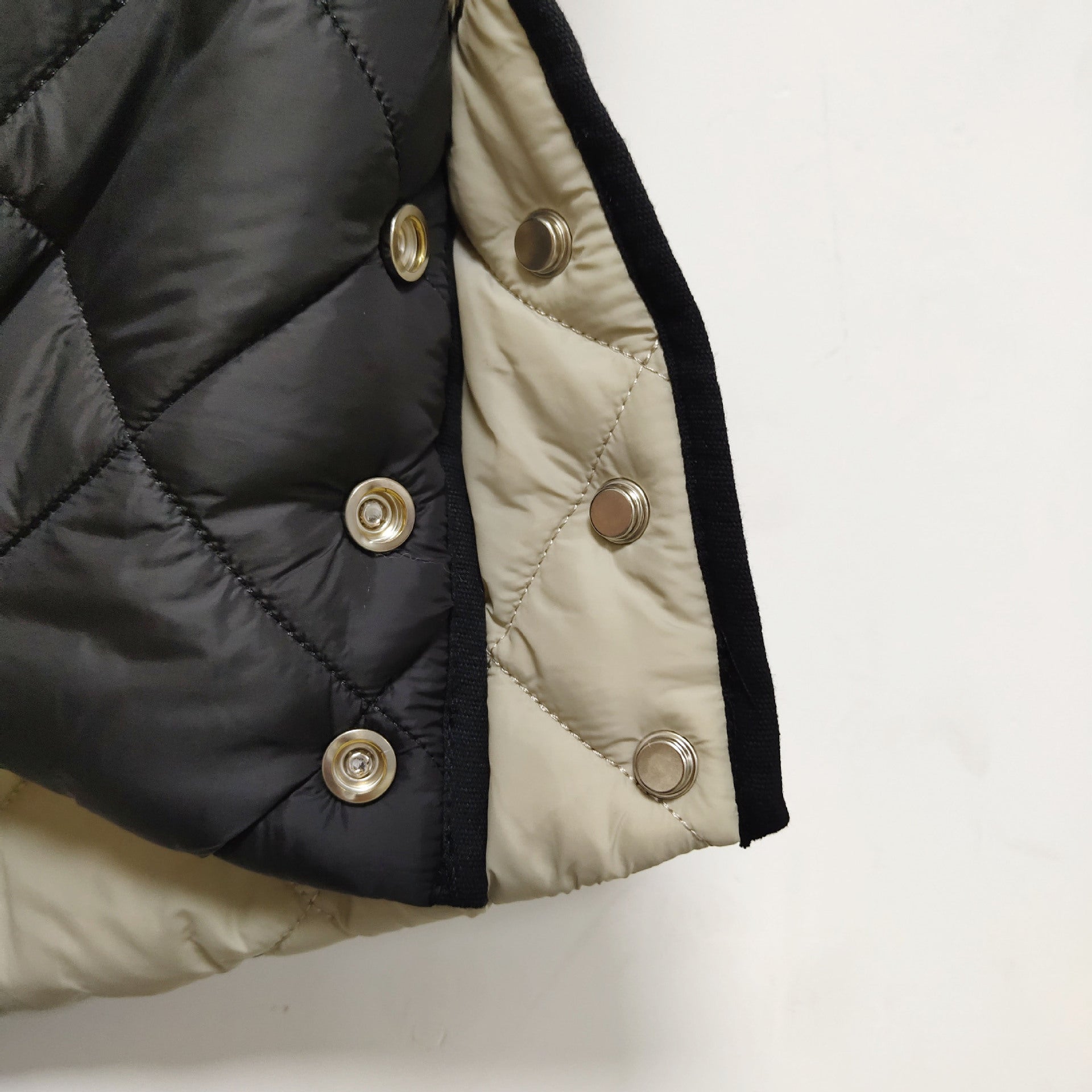 Double-sided Zipper Hooded  jacket