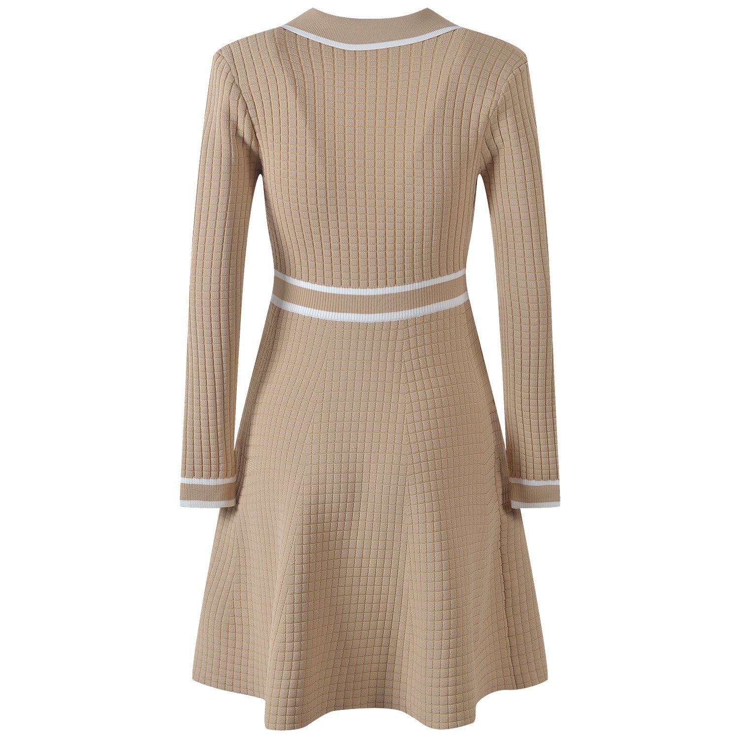 Waist slim multicolor A-line skirt