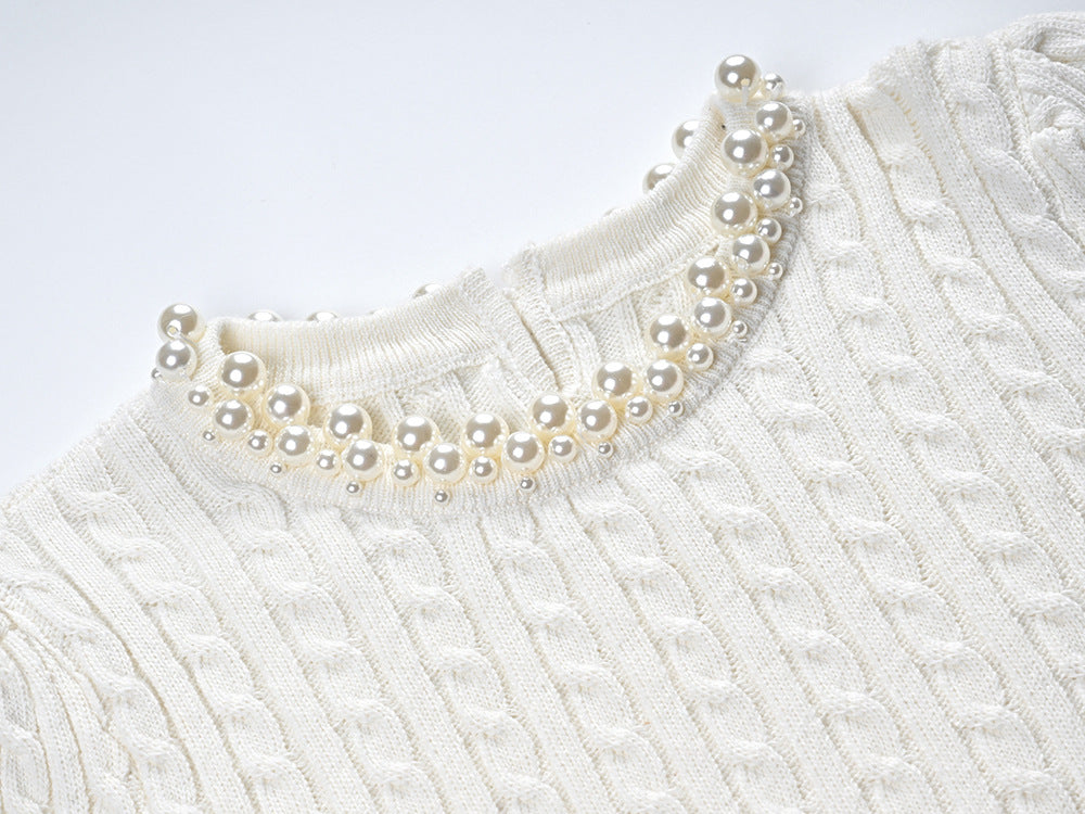 Round neck short sleeve slim