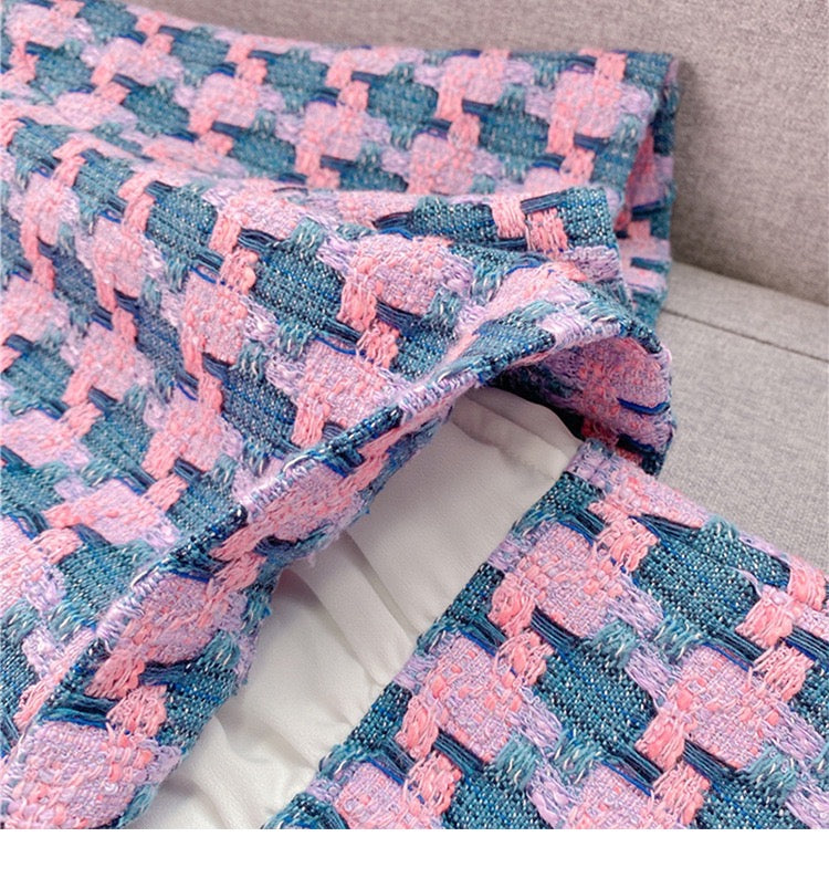 SANDROTweed Trompe-l'Oeil Dress