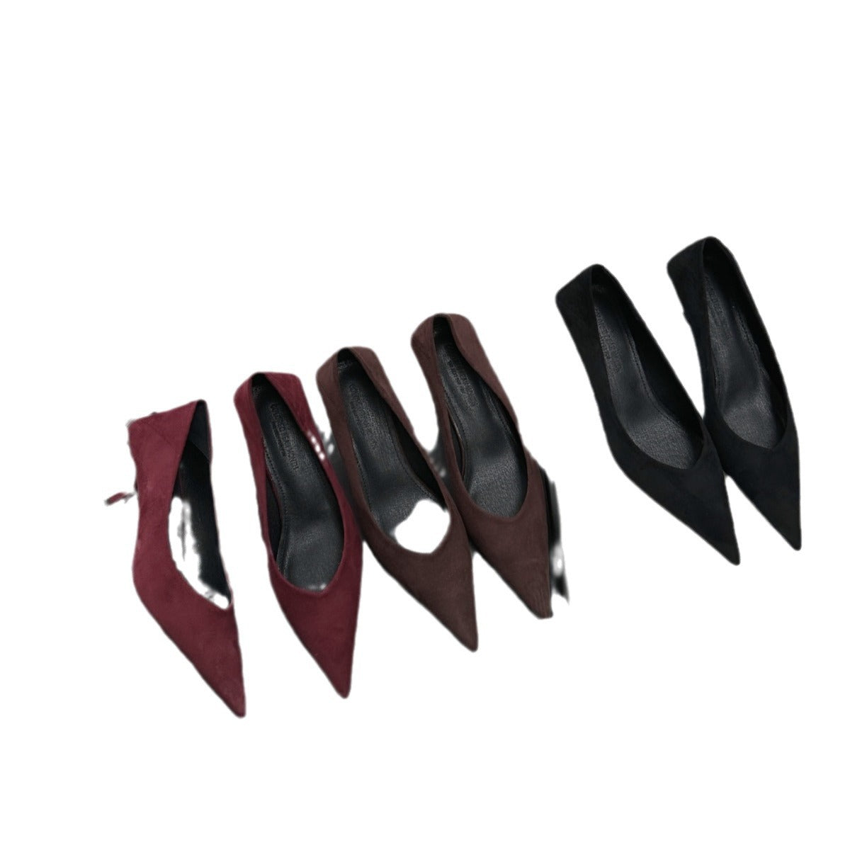 Low stiletto heeled versatile small heels