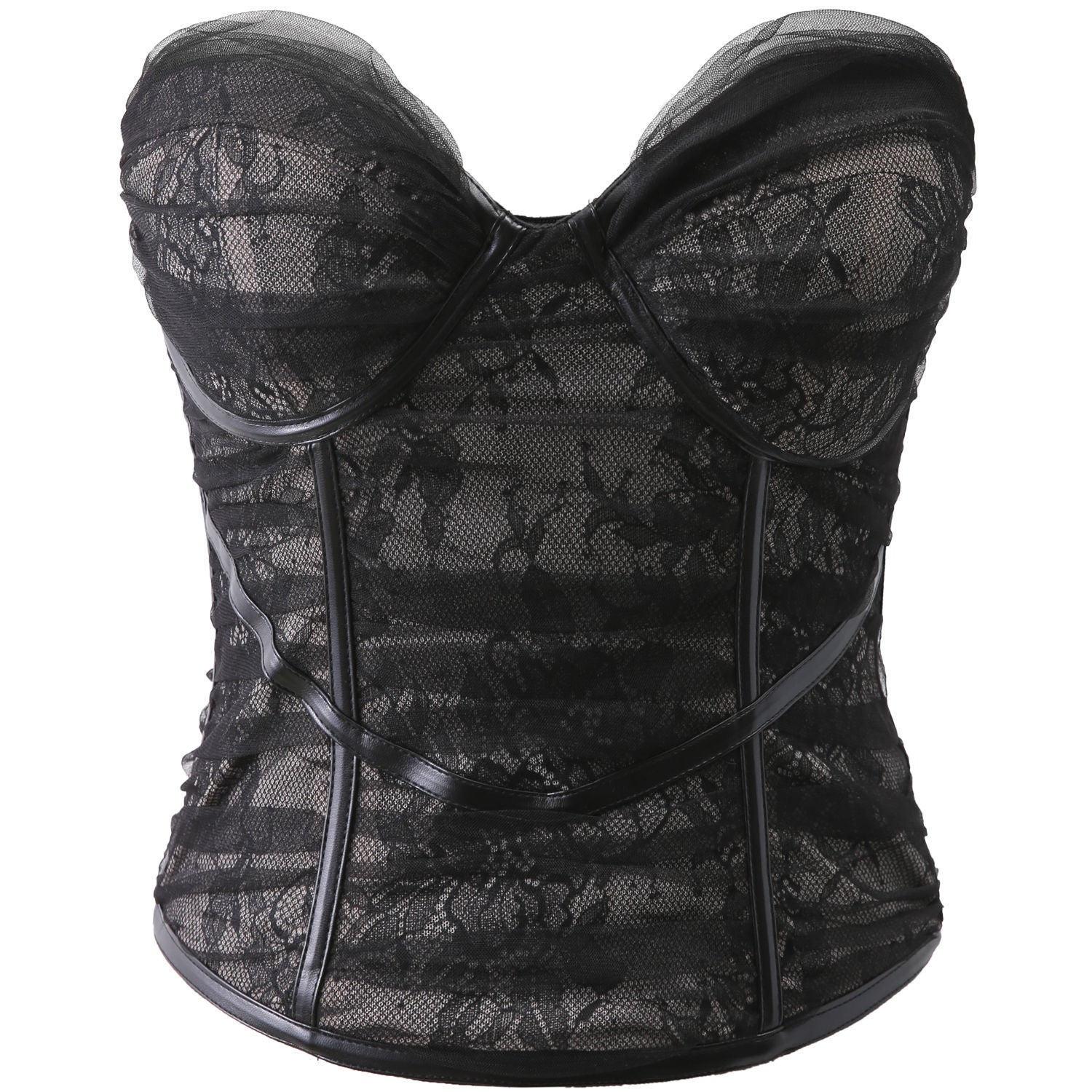 Corset mesh black