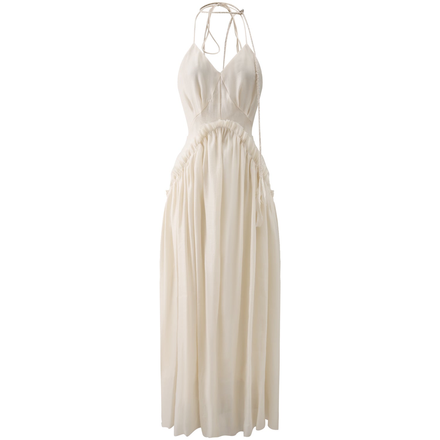 French  halterneck slip dress