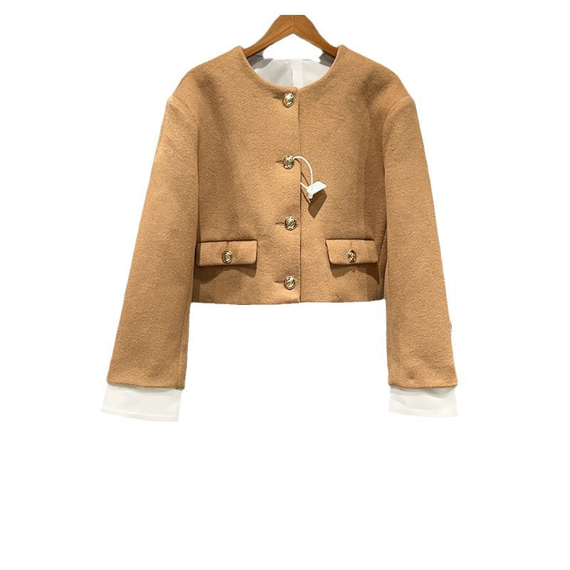 Metal Buckle Stitched Cuffs, OL Blazer