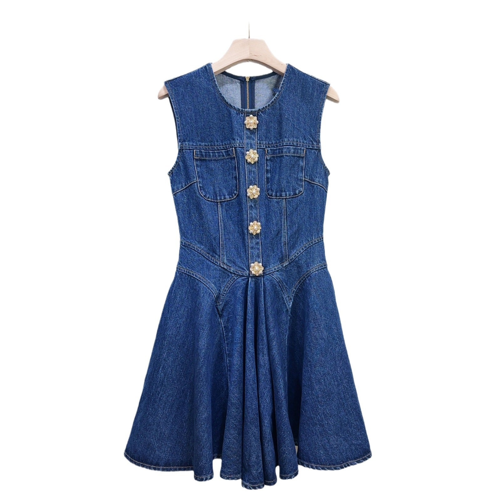 Little fragrance denim skirt