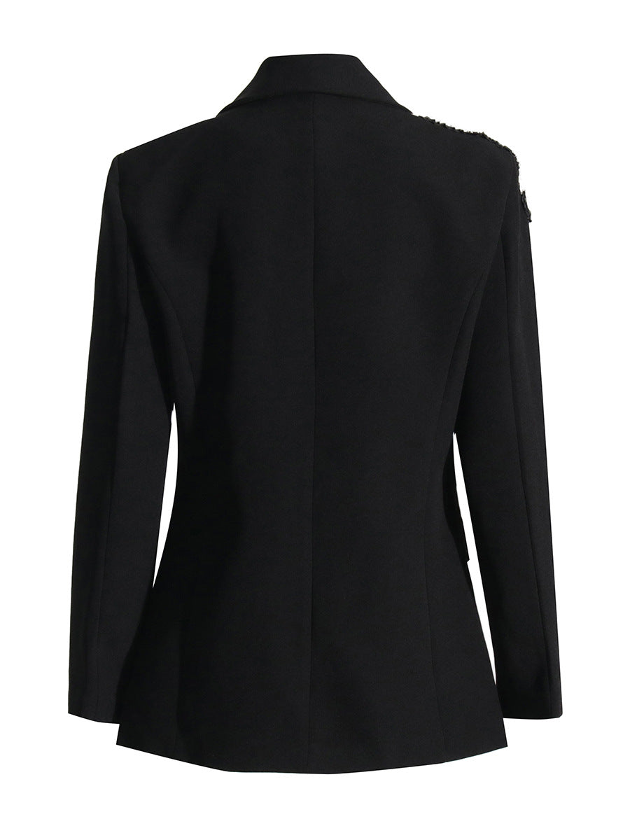 Decorative pocket stitched jacket