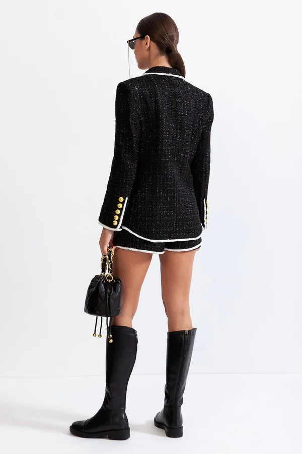 AMARA Double breasted tweed jacket