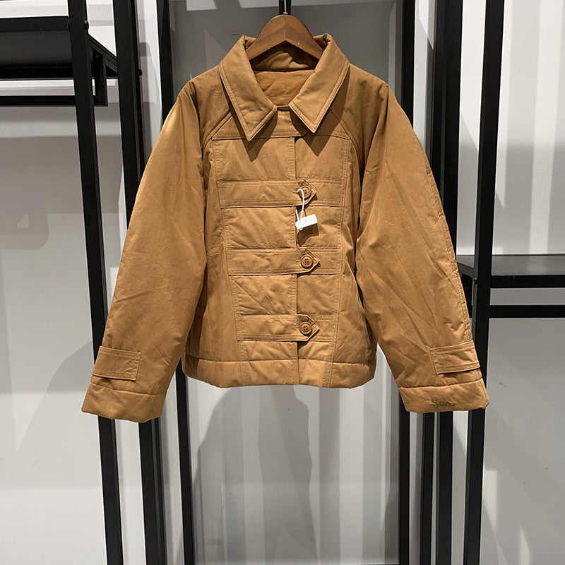 Samaka Garment Dye L/Slv Jacket Caramel