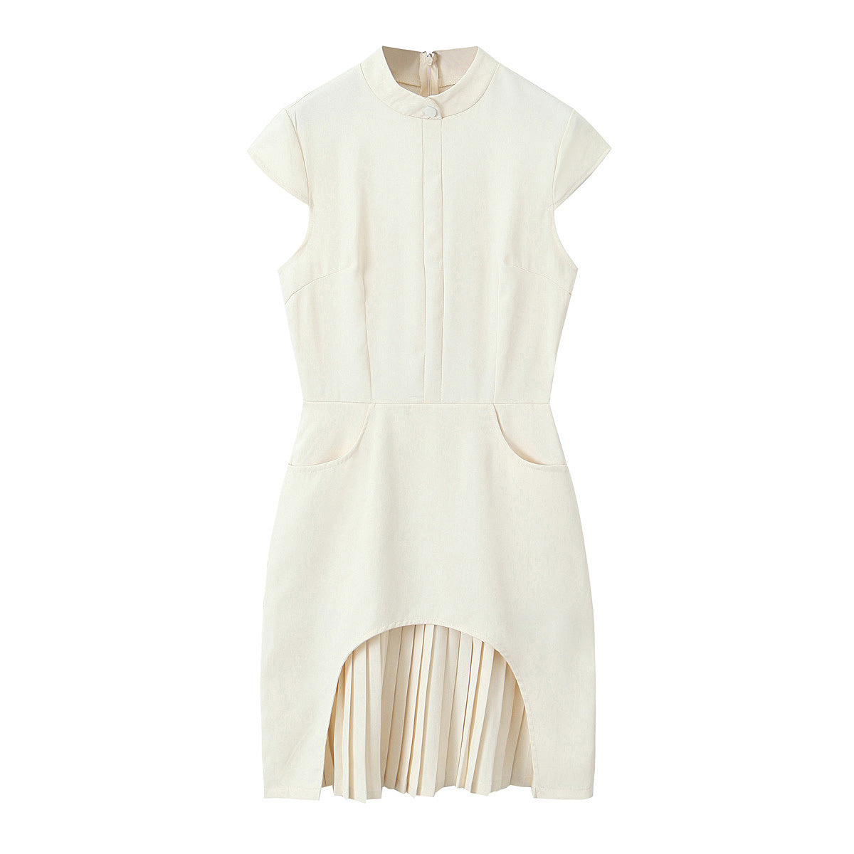 Za Pleated Skirt Mini Dress