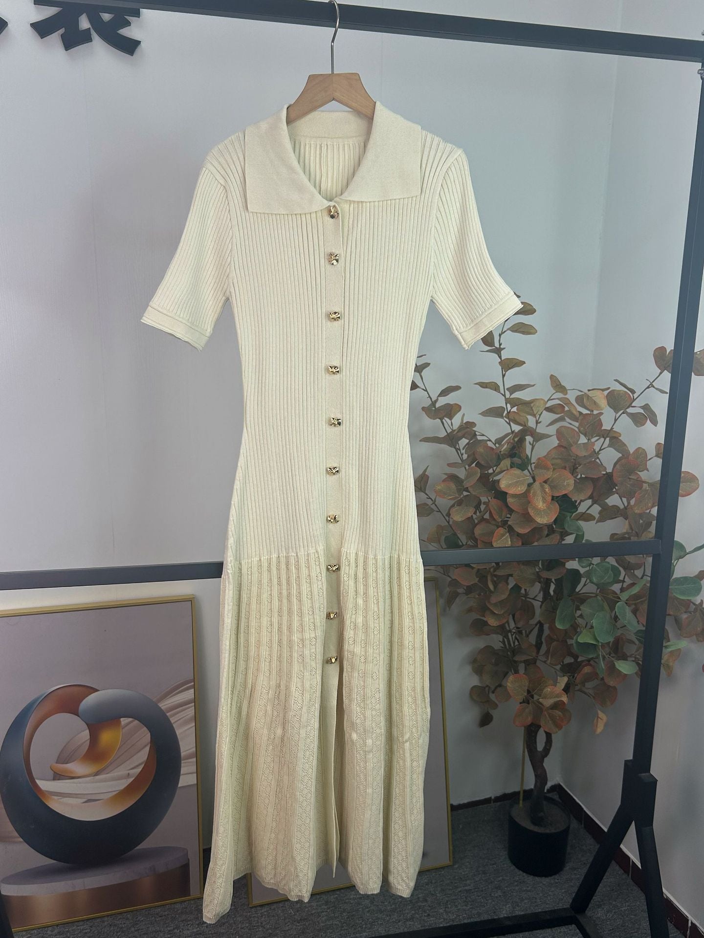 Sandro with gold button