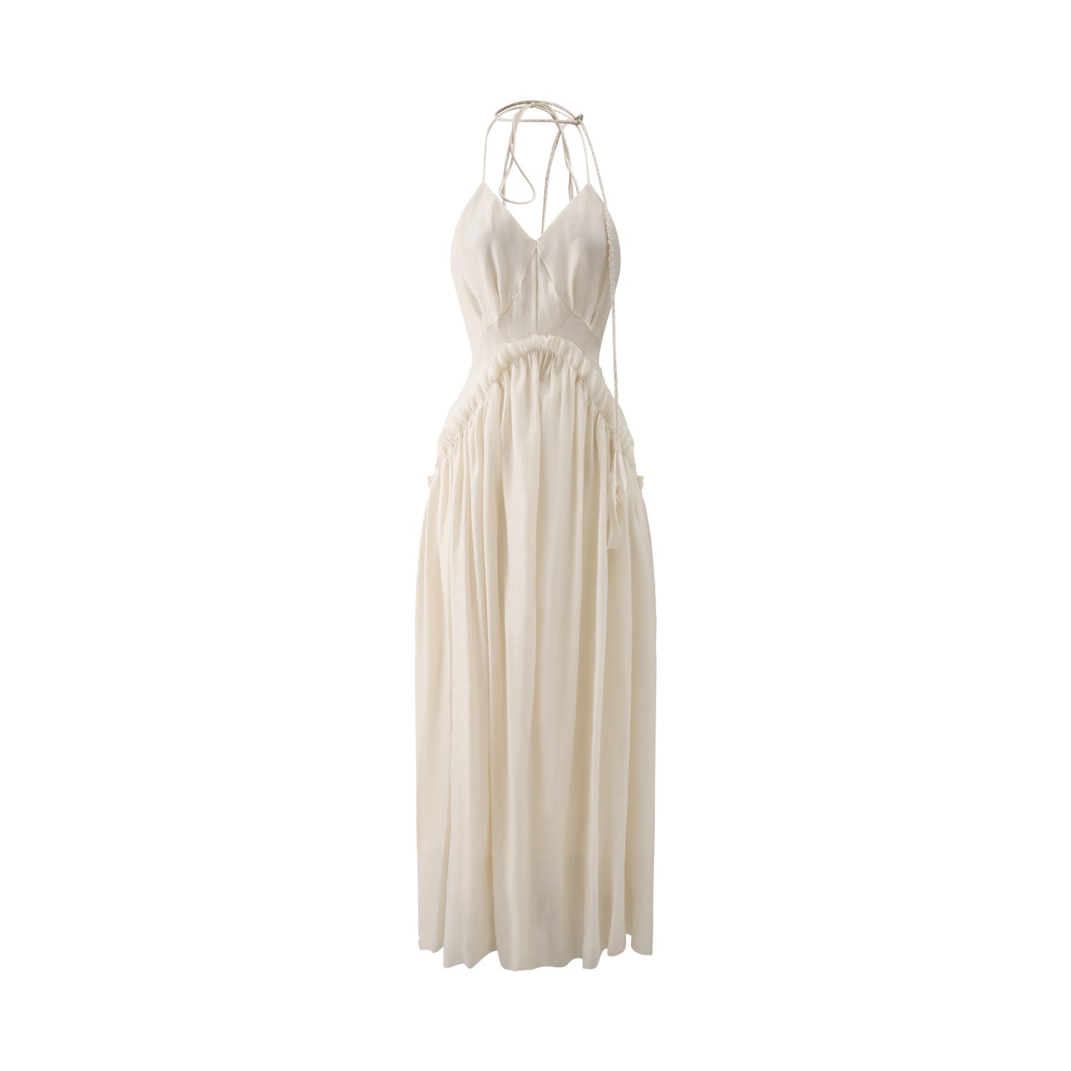 French  halterneck slip dress